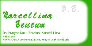 marcellina beutum business card